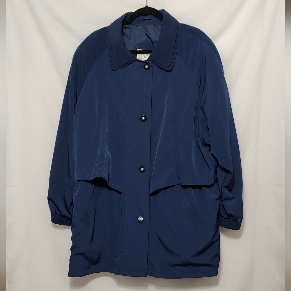 CBO New York Women's Jacket - Navy Blue - Size 3X